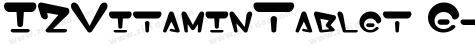 I2VitaminTablet E字体转换